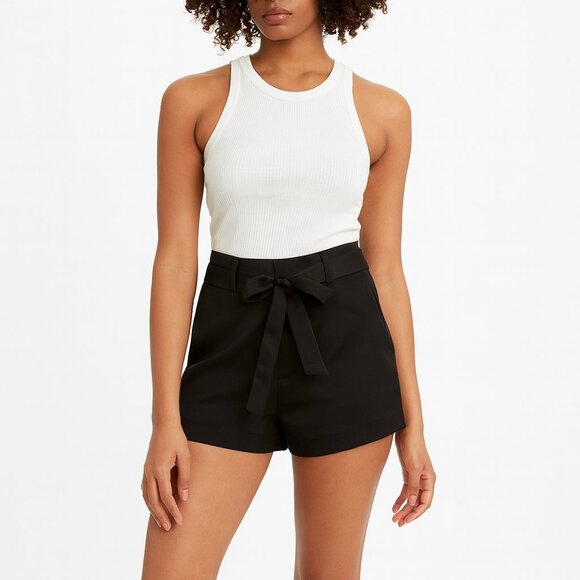 SALE Banana Republic Black High Waist Women's Shorts - Picture 1 of 4